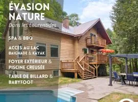 Modern Cottage Laurentians Private Pool & Nature