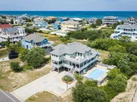 Third Row Whalehead Home with Pool and Spa Sleeps 22