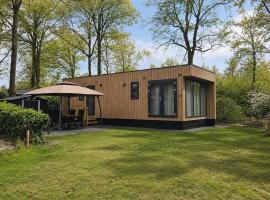 Chalet on Camping De Pallegarste close to Hellendoorn, Ommen en Wildlands，位于Mariënberg的酒店
