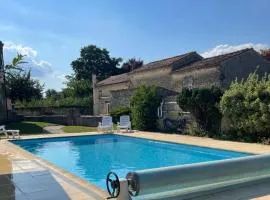 Rural French Gite Sleeps 8 with Pool and Parking
