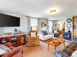 Ocean Point home, large porch, ocean view, water access