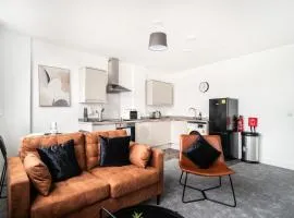 Modern 1BR Near Wrexham Stadium & City Centre