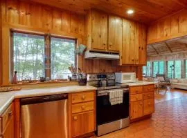 Private waterfront home with large deck & deep water dock