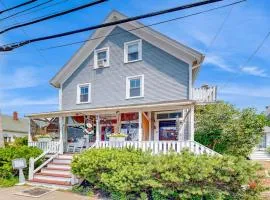 Nautical vacation rental in in walkable downtown with harbor view, grill & deck