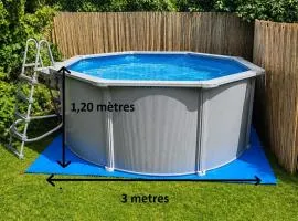 Echappée verte avec piscine et clim proche de Paris