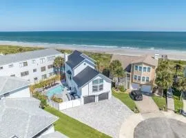 Seaside Rose Luxury Direct Ocean Front, Heated Pool, Hot Tub, Downtown, Game Room, Sleeps 28, Pets
