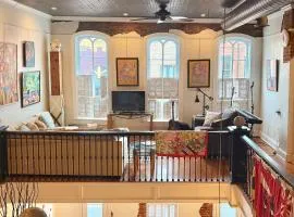 Steps to Historic Riverfront: Chic Dtwn Condo!