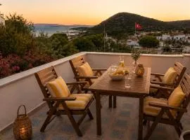 Villa with private pool and unique sea view in Çeşme