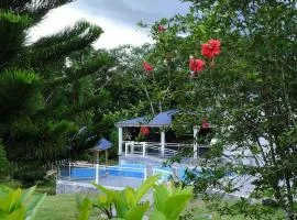 Appartement spacieux à Lamentin + piscine et jacuzzi.