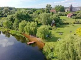 Domki nad rzeką Ełk