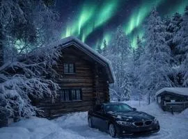 Villa Pukelo Arctic Lodge with wifi sauna 4 poster bed fireplace