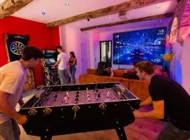 Quartier Général des Gamers Arcade Terrasse