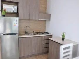 moderna cabaña para 2 a 4 personas