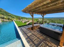 Villa with air conditioning, sea view, pool, jacuzzi, sauna, 5 bedrooms 5 bathrooms