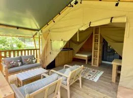 Glamping z alpakami
