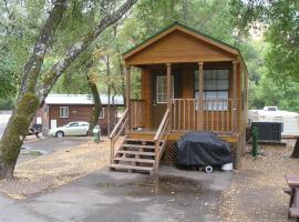 Russian River Camping Resort One-Bedroom Cabin 2，位于克罗弗戴尔的酒店