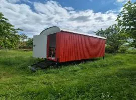 Gemütlicher Rustikaler Bauwagen