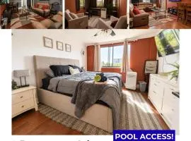 Lovely 2BR Condo WFH Heart of Downtown Pool Access