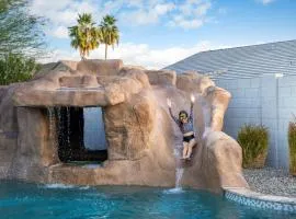 Water Slide, Cave Hot Tub, Game Room and Heated Pool