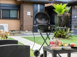 愛犬と泊まれる一棟貸しviilaはBBQグリル無料利用可能サーフィンや釣りの拠点として