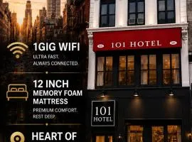 101 HOTEL MANHATTAN - Little Italy, SOHO, NOHO, LES, East Village, Chinatown - 1 GIG Internet, 12Inch Mattress, Hardsurface Floors