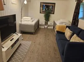 Sokkelleilighet rett ved Saltstraumen