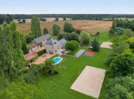 So Villa La Messagerie 49 - Piscine chauffee - Basket - 2h de Nantes - 36p
