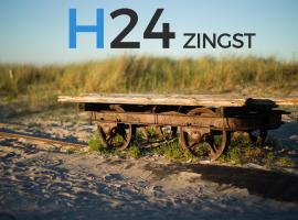 H24ZINGST - Das Ferienhaus，位于青斯特的公寓