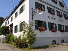 Gasthof Zahler，位于Röfingen的舒适型酒店