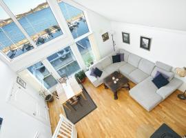 Seaview Luxury Apartment Grasholmen，位于斯塔万格的海滩短租房