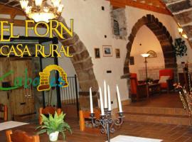 Casa Rural Forn del Sitjar，位于卡瓦内斯的乡间豪华旅馆