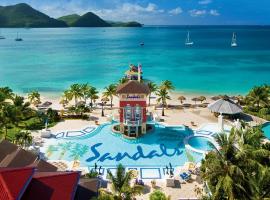 Sandals Grande St. Lucian Spa and Beach All Inclusive Resort - Couples Only，位于格罗斯岛的酒店