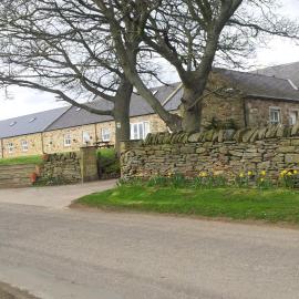 Hamsteels Hall Cottages，位于Langley Park的酒店