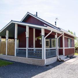 Rauhanlaakson Jokimökit，位于Merikarvia的酒店