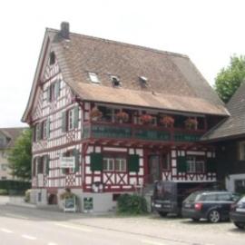 Hotel Restaurant Pizzeria Rotes Haus，位于Landschlacht Gemeinde Münsterlingen的酒店