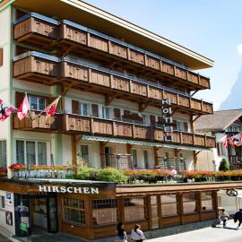 Hotel Hirschen - Grindelwald，位于格林德尔瓦尔德的酒店