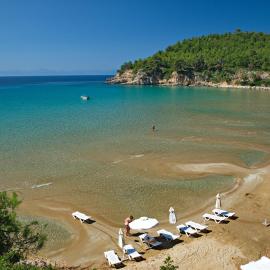 Alonissos Beach Bungalows And Suites Hotel，位于阿洛尼索斯古镇的酒店