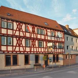 Hotel Goldener Karpfen，位于阿沙芬堡的酒店