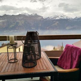 Swiss Seeblick Apartment mit Hotelanbindung，位于贝阿滕贝格的酒店