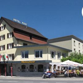 Hotel Post，位于萨尔甘斯的酒店