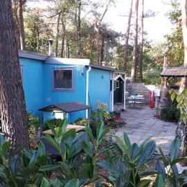 Boshuis Turquoise / smaakvol genieten op de Veluwe，位于洪德洛的酒店