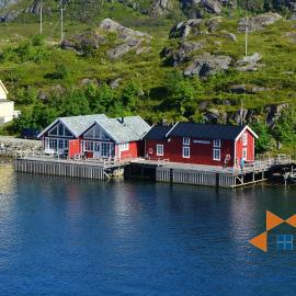 Lofoten Cabins - Sund，位于Sund的酒店
