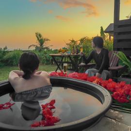 森のフェアリー Cottage Morino Fairy All cotage with open-air bath with sea view or river view，位于屋久岛的酒店