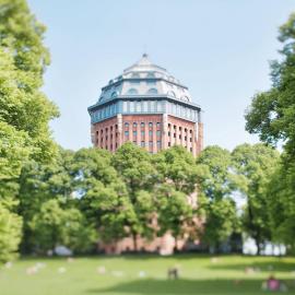 MÖVENPICK Hotel Hamburg City, historischer Wasserturm im Schanzenpark,位于汉堡的酒店