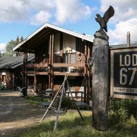 Lodge 67°N Lapland，位于阿卡斯洛姆波罗的酒店