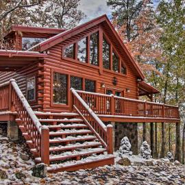 Secluded Smoky Mountain Cabin w/ Wraparound Deck!