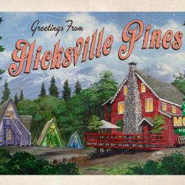 Hicksville Pines Chalets & Motel,位于爱德怀的酒店