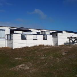 AMELAND - Ballum: Stacaravan Chalet (incl. fietsen) bij strand en zee