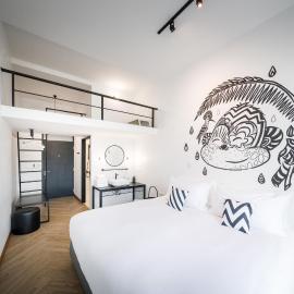 Blu Monkey Hub & Hotel Ranong，位于拉廊的酒店