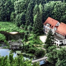 Hotel-Gasthof Neumühle，位于Thiergarten的酒店